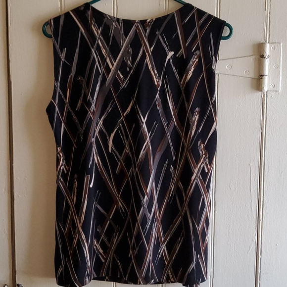 Daniel Laurent Stretch Print Top - Picture 3 of 3